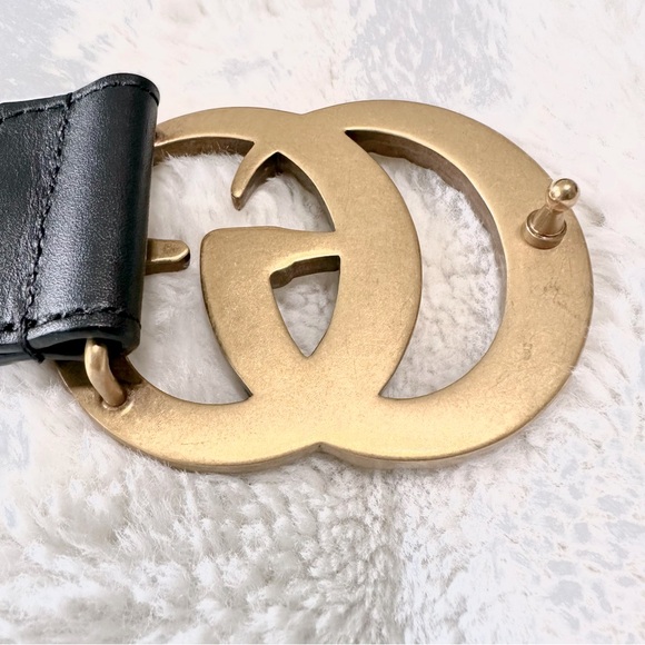 GUCCI Moon Calfskin Pearl Double G Belt - Picture 3 of 14